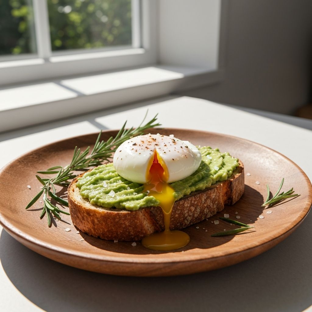 Avocado Toast with Poached Egg